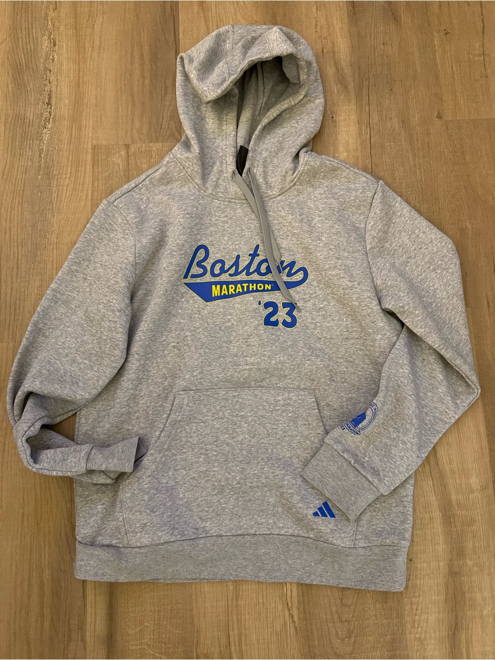 Adidas 2023 Boston marathon hoodie sweatshirt